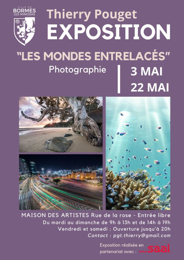 Affiche exposition "Les mondes Entrelacés"